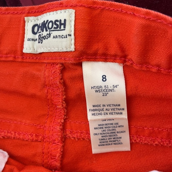 OshKosh B’Gosh orange jeans - Picture 9 of 13